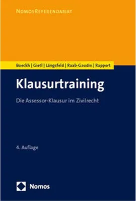Produktbild von Klausurtraining
