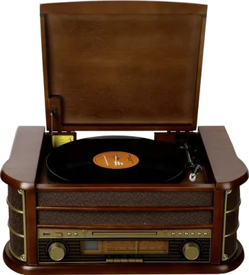 Immagine prodotto di Centro musicale retrò Denver con lettore di dischi MCR-50MK3