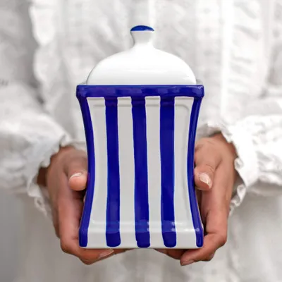 Imagen del producto de Omgoods - Recipientes de cerámica para la cocina, hechos a mano, con tapa, de 900 ml