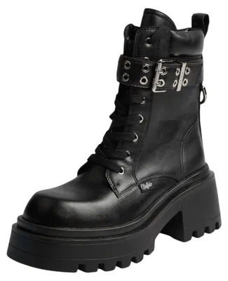 Produktbild von Buffalo Damen Elegante Stiefelette LIV LACE UP MID PD00018414 Schwarz