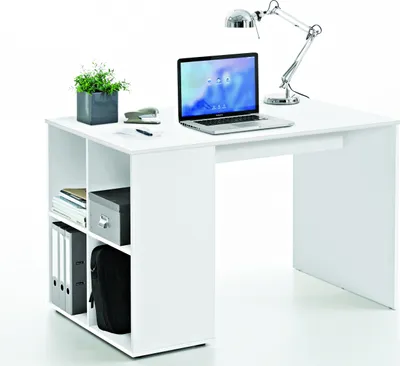 Immagine prodotto di FMD Möbel GENT scrivania con ripiano - bianco - Dimensioni: 117 cm x 75 cm x 73 cm; 366-001