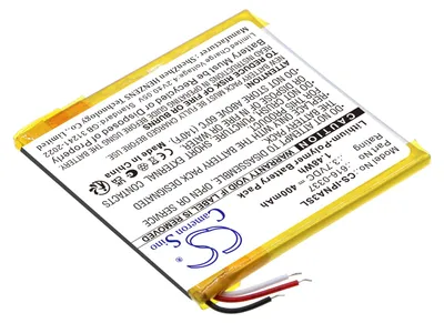 Immagine prodotto di TECHTEK Batteria compatibile con [Apple] iPod Nano 3rd 4GB, iPod Nano 3rd 8GB, iPod Nano G3 4GB, iPod Nano G3 8GB sostituisce 616-0311, per 616-0333,