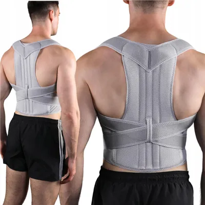 Produktbild von FIT4MED | Korrekturgerät für Fehlhaltungen der Wirbelsäule, orthopädischer Rückenstützgürtel, gerader Rücken XXL