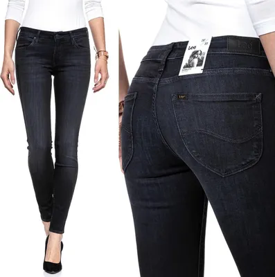 Produktbild von LEE, Damen Jeanshose, Skinny fit, SCARLETT, W24 L31, Schwarz, Jeans, baggyjeans, buggy