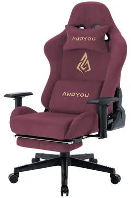 Immagine prodotto di Sedia da gaming – Sedia ergonomica da scrivania – Con poggiapiedi e supporto lombare – Altezza regolabile – Rotazione a 360 gradi – Colore: nero