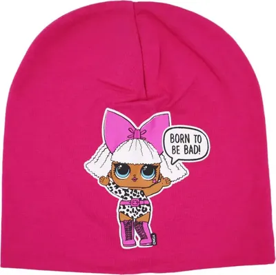 Produktbild von LOL Surprise Hair - Kinder Herbst Mütze Wintermütze – Pink / 52 cm