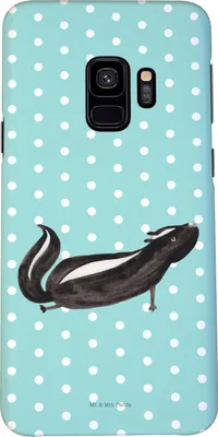 Produktbild von Mr. & Mrs. Panda Samsung Galaxy S9 Handyhülle Stinktier Yoga - Türkis Pastell - Geschenk, Raubtier, Wildtier, Namaste, Handy Schutzhülle, Liebe, Hülle, Smartphone, Cover