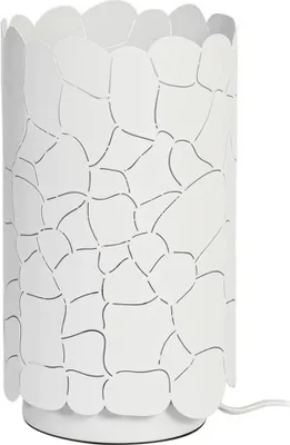 Produktbild von Lindby Tischleuchte Aralena, weiß, Metall, Höhe 26,5 cm
