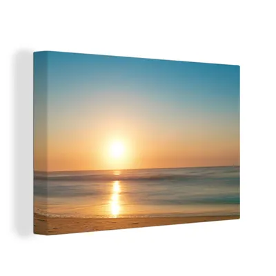 Zdjęcie produktu dla OneMillionCanvasses® - Obraz na płótnie - 150x100 cm, Morze - Kolory - Słońce, grafika ścienna, dekoracja ścienna
