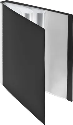 Produktbild von FolderSys Sichtbuch, A4,50 Hüllen, PP, schwarz, neutral,1 Stück