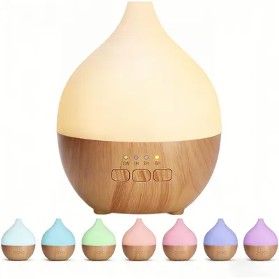 Produktbild von Luftbefeuchter, Diffuser, Ultraschall-Vergeber,Drei Stufen Timer, automatische Abschaltun,7 Farben Wechsel,für Yoga, Spa, Büro