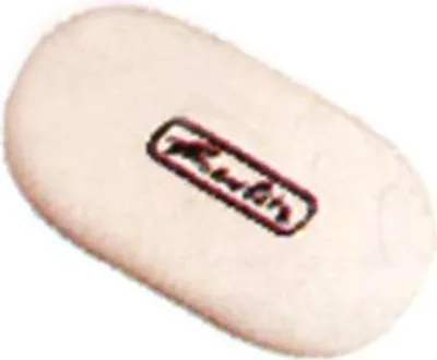 Productafbeelding van Herlitz gum, ovaal, gemaakt van speelgomrubber, wit
