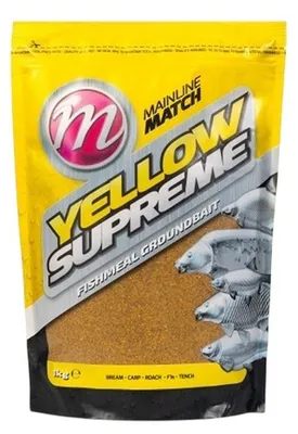 Produktbild von Mainline Baits Match Fishmeal Groundbait Yellow Supreme 1 kg