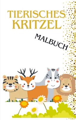 Produktbild von Tierisches Kritzel Malbuch