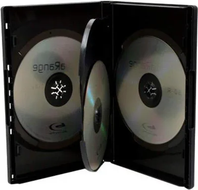 Produktbild von Famanu DVD-Hüllen für 4 Discs - 14 mm - Schwarz