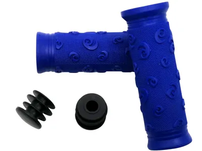 Image de V BIKE Poignées de vélo, Grip-Shift & Enfants. Bleu. 95Mm