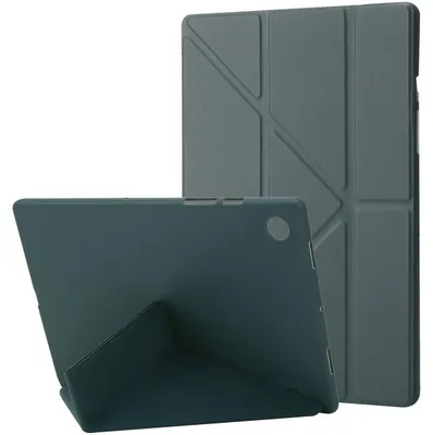 Produktbild von Mobigear Origami Tablet-Hülle für Samsung Galaxy Tab A9 Plus (2023) – Klapphülle – Grün