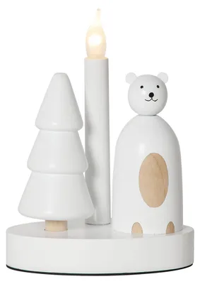 Image de Star Trading Christmas Joy kynttelikkö, Polar Bear