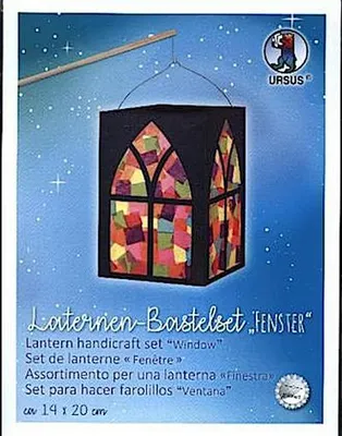 Produktbild von URSUS Laternen-Bastelset "Fenster"