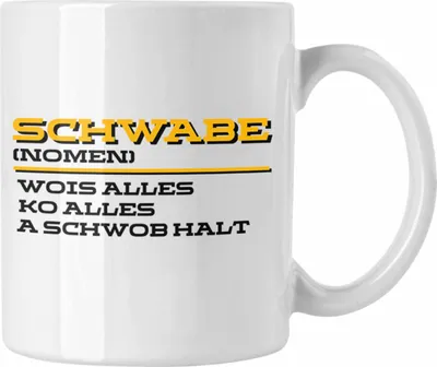 Produktbild von Trendation -  Lustige Tasse für Schwaben (Weiß)