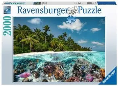 Image de Puzzle Une plongée aux Maldives (2000 pièces)
