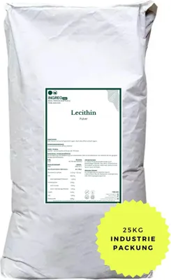 Produktbild von Lecithin - aus Sonnenblume Pulver (40-100 Mesh) – 25 kg