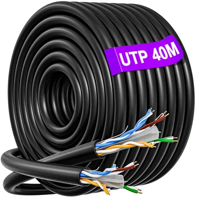 Obrázok produktu pre Sieťový kábel Cat6 - 40 metrov - Vysoko kvalitný Ethernet kábel