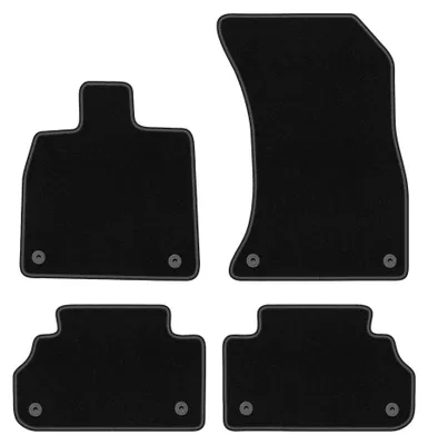 Immagine prodotto di Tappetini in moquette per Audi Q5 II FY / F5 2017- (SUV) – set 4 pezzi, neri, su misura – Wielganizator BASIC