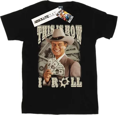 Produktbild von Dallas - "This Is How I Roll" T-Shirt für Herren BI22612 (4XL) (Schwarz)