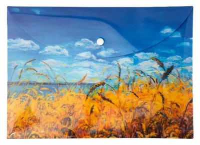 Productafbeelding van Koperen map, formaat A4, kleur: "Niebo Vista Narcissus"