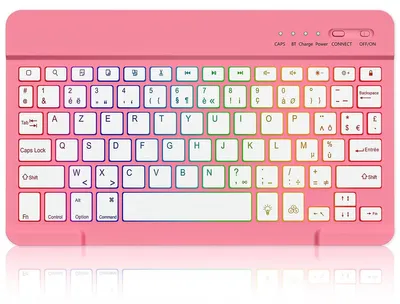 Immagine prodotto di Tastiera wireless - Compatta - Layout AZERTY - 14 tasti rapidi - Ricaricabile