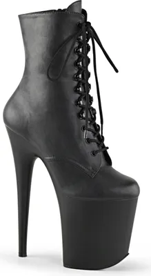 Produktbild von FLAMINGO-1020 Damen Booties von Pleaser, Schwarz Matt , EU 38, US 8