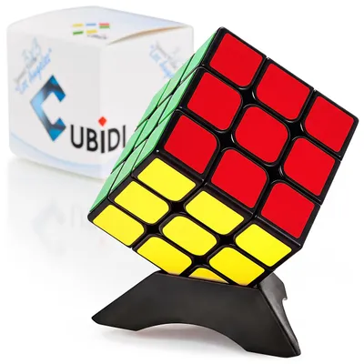 Productafbeelding van CUBIDI® Original Rubiks Kubus 3x3 Klassiek - Type Los Angeles. Snelheidskubus 3x3 met geoptimaliseerde draai-eigenschappen. Hoogwaardige Rubiks Kubus voor beginners en gevorderden