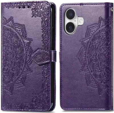 Produktbild von imoshion Mandala Klapphülle iPhone 17 - Violett