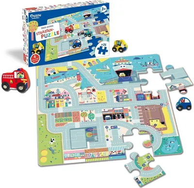 Produktbild von Auzou Mein erstes Straßenpuzzle