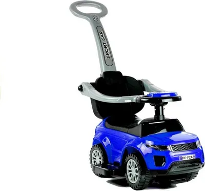 Produktbild von LEANToys Rutschauto mit Schiebestange Blau