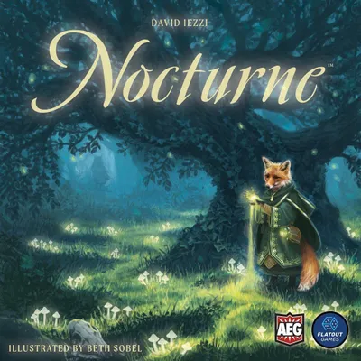 Produktbild von Nocturne (Englische Ausgabe) – Puzzle – Alderac Entertainment Group Flatout Games – 1-4 Spieler – 10+