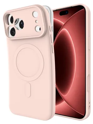 Productafbeelding van Hoesje geschikt voor iPhone 18 Pro / 17 Pro Hoesje geschikt voor MagSafe - Color Backcover - Roze