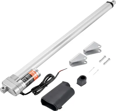 Image de 3000N Actionneur linéaire DC 12V Actionneur linéaire IP65 Moteur électrique linéaire 500mm de course Niveau sonore ≤60dB Gâche électrique 5mm/s Vitesse de déplacement Technique linéaire Actionneur de réglage