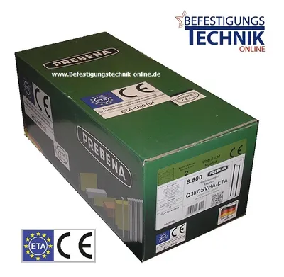 Image de 5000 agrafes Q-6774 63mm CSVHA-ETA galvanisées pour Prebena Senco Würth Q BeA 180 Haubold HD7900 KL-39