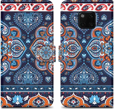 Zdjęcie produktu dla Cadorabo Etui ochronne do Huawei MATE 20 PRO Etui Design Blue Etui na telefon komórkowy Etui ochronne Etui magnetyczne Etui Cover