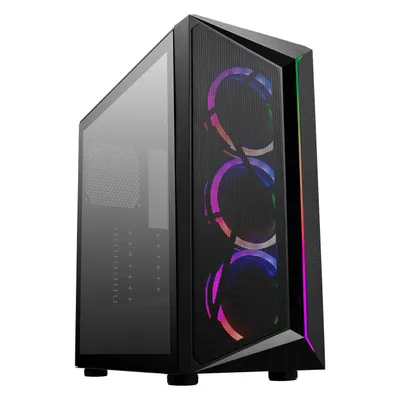 Zdjęcie produktu dla Cooler Master CMP 510, Midi Tower, PC, Czarny, ATX, micro ATX, Mini-ITX, Plastik, Stal, Szkło hartowane, Gaming