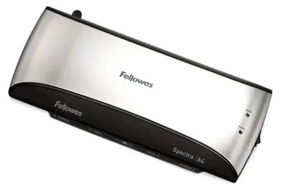 Zdjęcie produktu dla Fellowes Spectra A4, 23 cm, Laminator na zimno/gorąco, 4 min, 0,125 mm, A4, Czarny, Szary