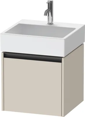 Produktbild von Duravit Ketho.2 Wastafelonderkast 48,4x46x44 cm Supermat Taupe