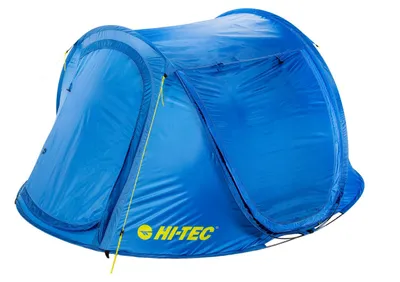 Image de Hi-Tec - Tente pop-up « Gloi », 3 personnes PP15578 (taille unique) (bleu)