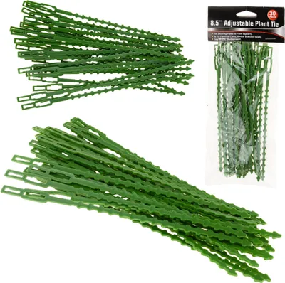 Produktbild von Gardener's Stripped Clips Plant Clips Wiederverwendbar Kabelbinder GARTEN