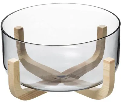Image de Saladier en verre "Arha" - Transparent - D 24 cm