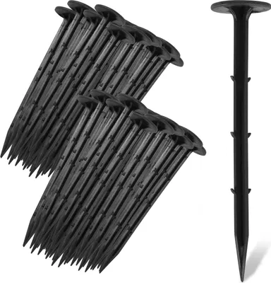 Obrázok produktu pre Zemná kotva zemná kotva 400 balenie, zemné kolíky plastové 16cm, záhradné rúno upevnenie, plot, kempovanie, upevnenie kotvy