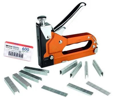 3-in-1 Heftgerät, 600 Heftklammern, für Binden & Basteln