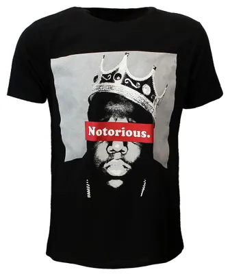 Zdjęcie produktu dla Koszulka z wizerunkiem Biggie Smalls, znanego jako Notorious BIG – rozmiar L